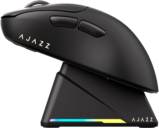 Ігрова бездротова миша Ajazz  AJ179PRO -3 Mod-Black-3395-8K Charging Dock