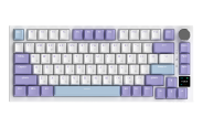 Бездротова механічна клавіатура Ajazz AK820 PRO 75% Flying Fish Switch White RGB (AK820PRO-FF-PWB)