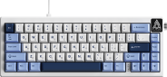 Дротова механічна клавіатура Ajazz AK650 Sea Salt switches Blue White Blue (AK650-SS-BWB)