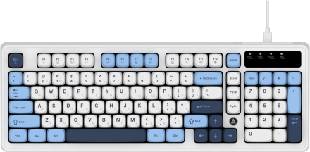 Дротова клавіатура Ajazz AF98 Glacier Blue (AF98-GB)