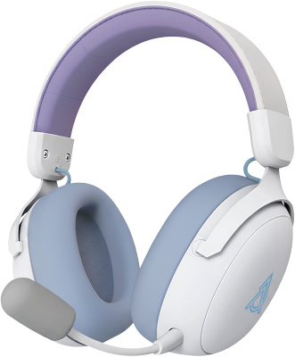 Бездротова ігрова гарнітура Ajazz AHM08 MAX Purple White Blue (AHM08-MAX-PWB)