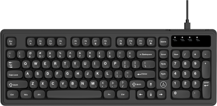 Дротова клавіатура Ajazz AF98 Black (AF98-B)