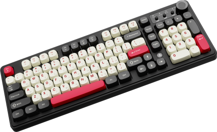 Бездротова клавіатура Ajazz AF98 PLUS Black Shark Red (AF98-PLUS-BSR)