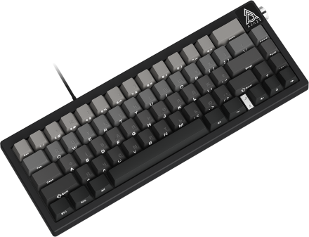 Дротова механічна клавіатура Ajazz AK650 Day Dream switches Gradient Black Grey (AK650-DD-BG)