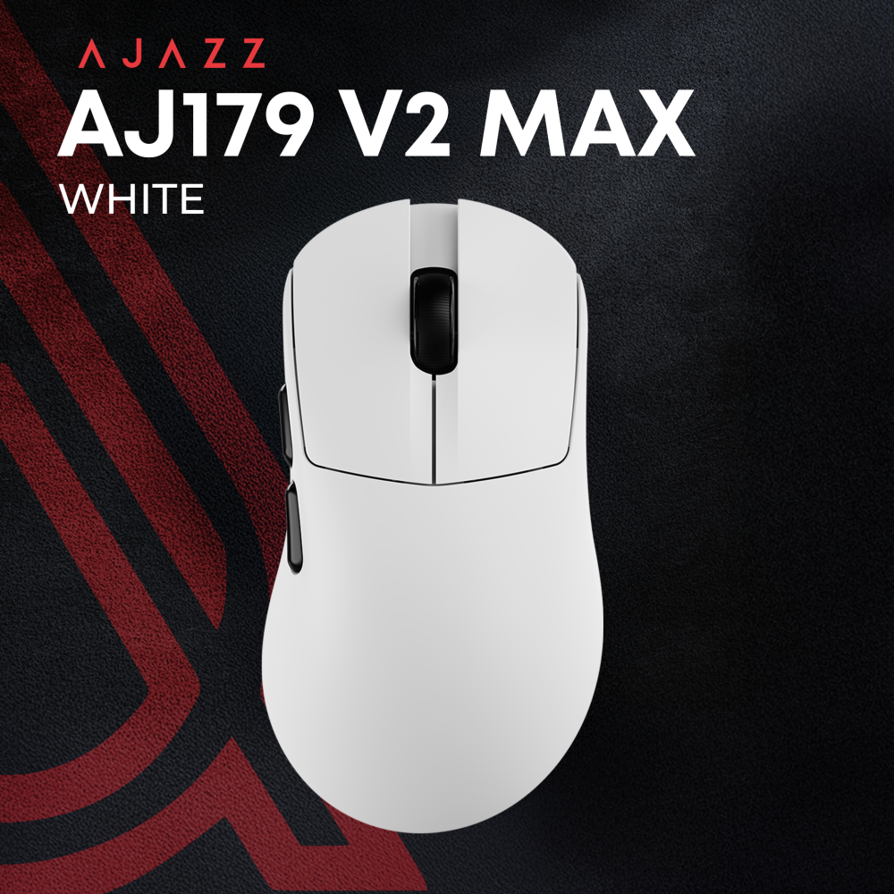 Ігрова бездротова миша Ajazz  AJ179 v2 max white-3 Model-3311